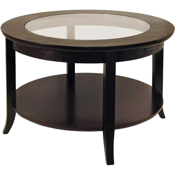 Wood Genoa Round Coffee Table